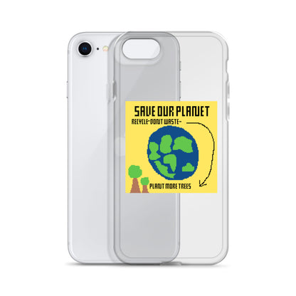 Pixel Drops Clear Case for iPhone®