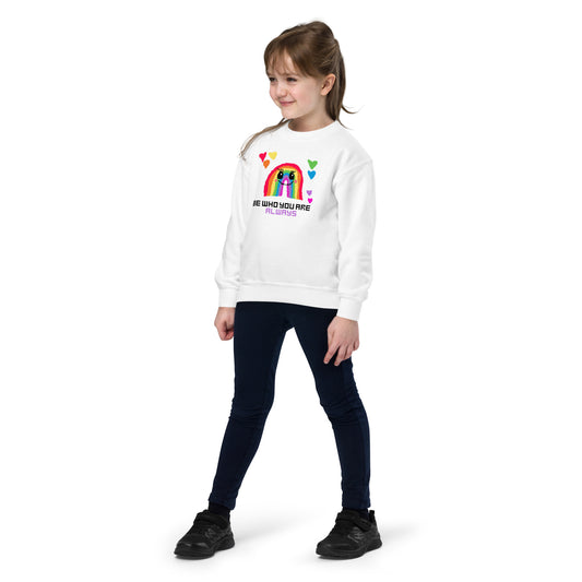 Pixel Drops Youth crewneck sweatshirt